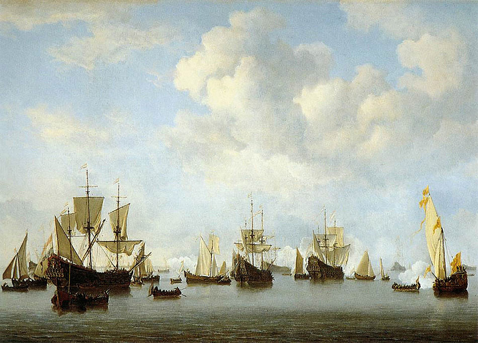 Dutch Fleet in Goeree Straits
